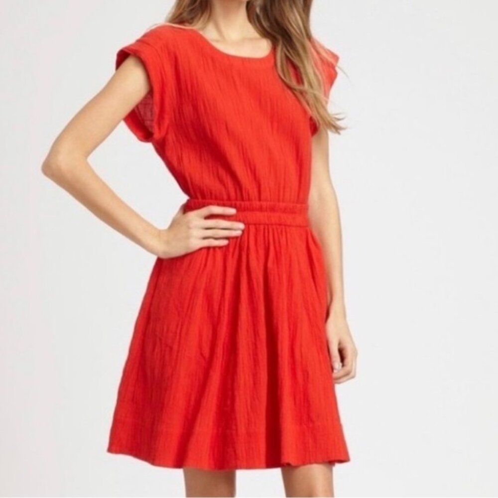Marc by Marc Jacobs Aliyah Crinkled Cotton Dress